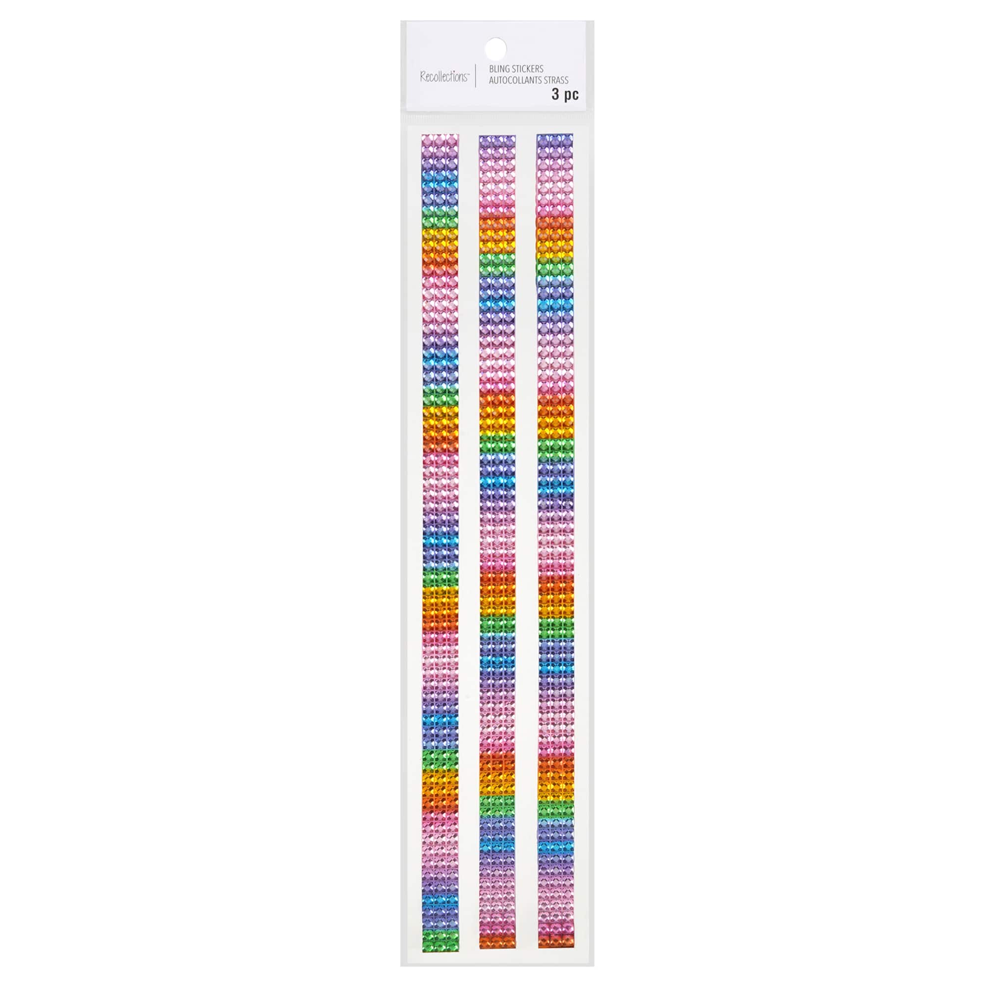 Rainbow Border Bling Stickers By Recollections™